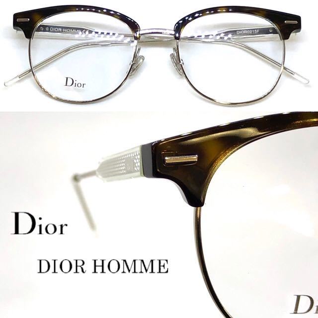 在庫処分・数量限定 Dior HOMME ディオールオム 伊達メガネ - 通販