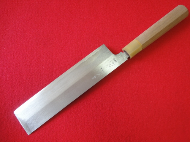 ノベルティ付き 【正本総本店】薄刃包丁 刃渡19.8㎝ 全長35.8㎝ 峰厚