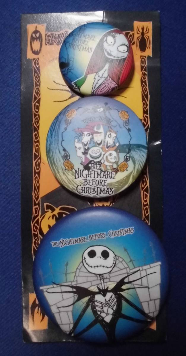 ナイトメア ビフォア クリスマス Nightmare Before Christmas 缶バッジ ３個セット ティム バートン ディズニー ブランド 買うならブランドオフ