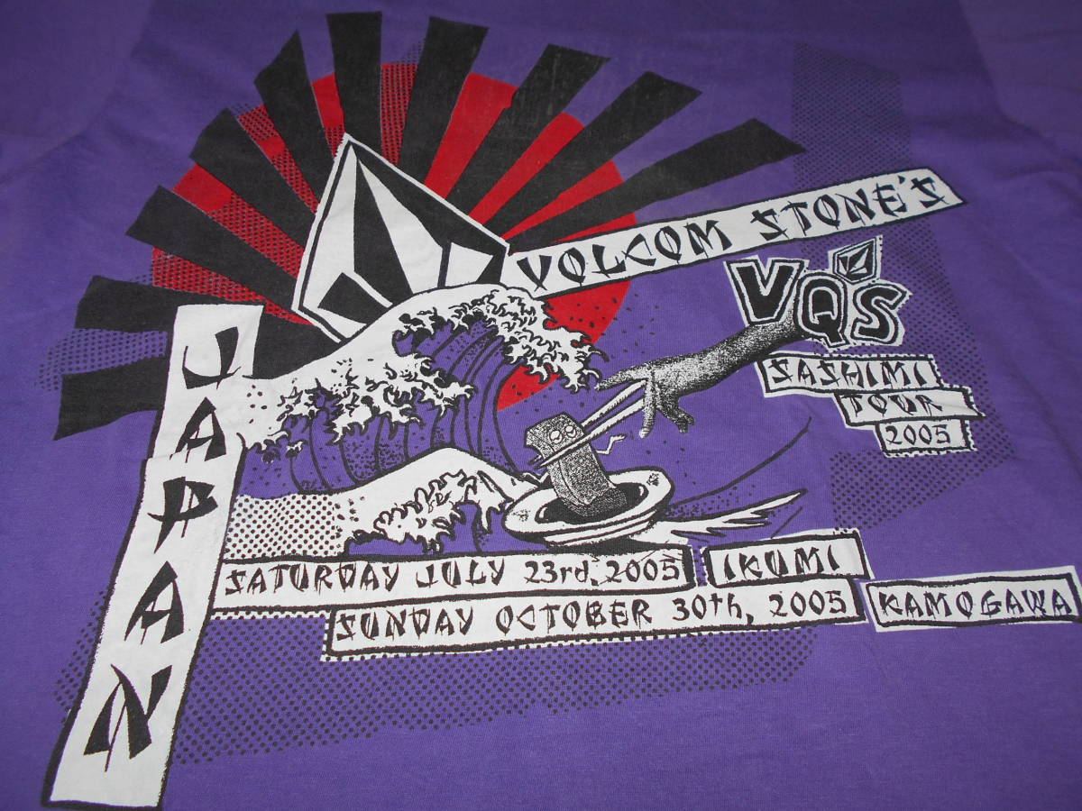 ２００５年 VOLCOM STONES VQS SASHIMI TOUR 夷隅 鴨川 ボルコム サーフィン大会 オールドサーフ ビンテージ CALIFORNIA SURFIN' X-GAMES_画像3