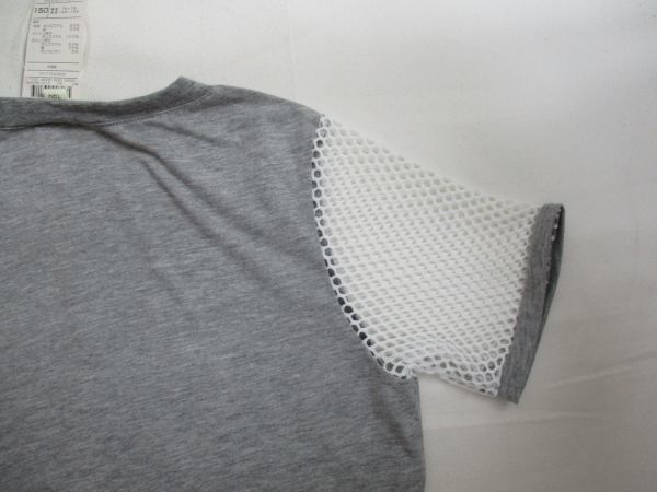 SE694【TOPVALU】新品　デコ　プリント　半袖Tシャツ　２枚　女児　淡黒・黄　140_画像8
