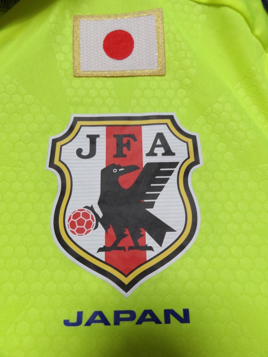 日本代表 2014 オーセンティック アウェイ ユニフォーム S アディダス ADIDAS Japan サッカー 選手仕様 シャツ_画像4