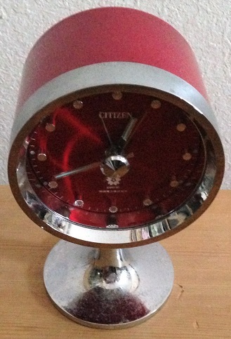 ゼンマイ式置時計 EXPO70 関西電力 CITIZEN 昭和45前後 家具 ゼンマイ式置時計 EXPO70 関西電力 CITIZEN 昭和45前後 家具