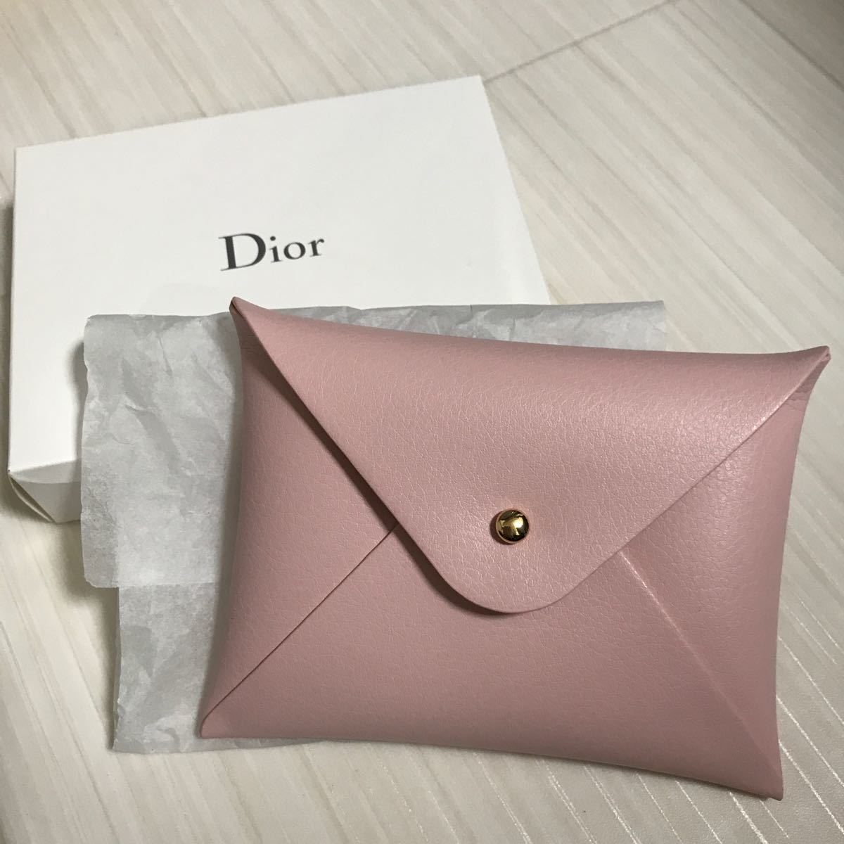 ディオール Dior 名刺入れ カードケース ノベルティ 非売品 ピンク 新品