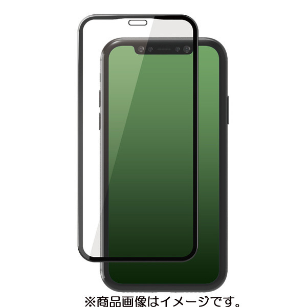 新品・送料無料■エレコム・ELECOM■iPhone XS Max 全面保護 強化ガラスフィルム ドラゴントレイル + ソフトケース 薄型 ブラック セット_画像3