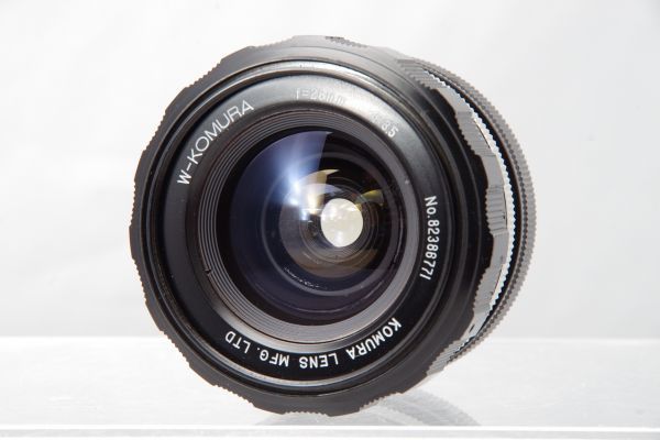 現状品 ● SANKYO W-KOMURA 28mm F3.5 UNI AUTO Nikon用 三協光機 コムラ ニコン用 ユニマウント オールド 広角単焦点 レンズ遊び #740_画像2