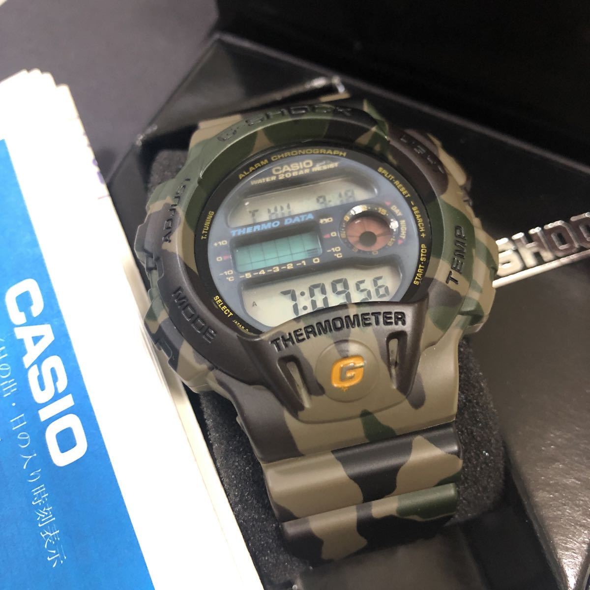 CASIO 国内正規品 Gショック Gパイソン グリーン迷彩 DW-6100CF-3JF 生産終了モデル 新品 未使用 電池交換済み！の画像1