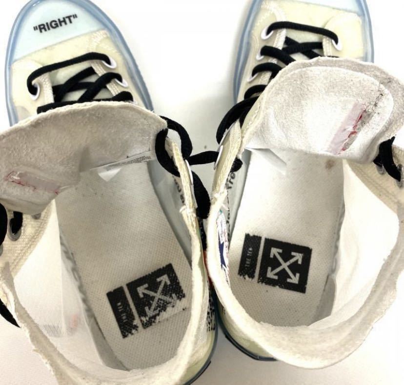  beautiful goods including carriage Converse converse off white/ eggshell white sneakers sneakers 26.5cm transparent / clear Logo, character 