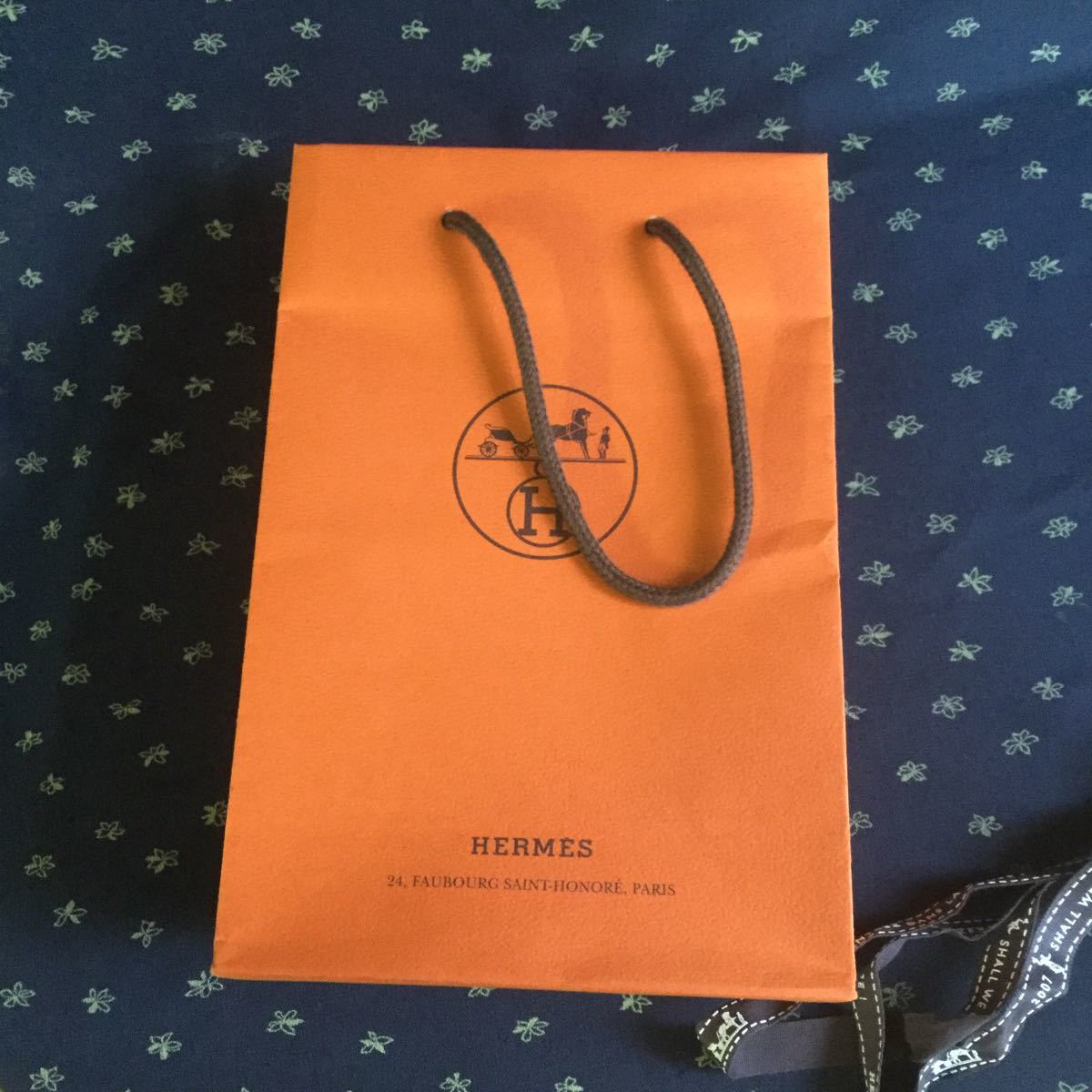 エルメス  ショッパー  HERMES  紙袋  リボン