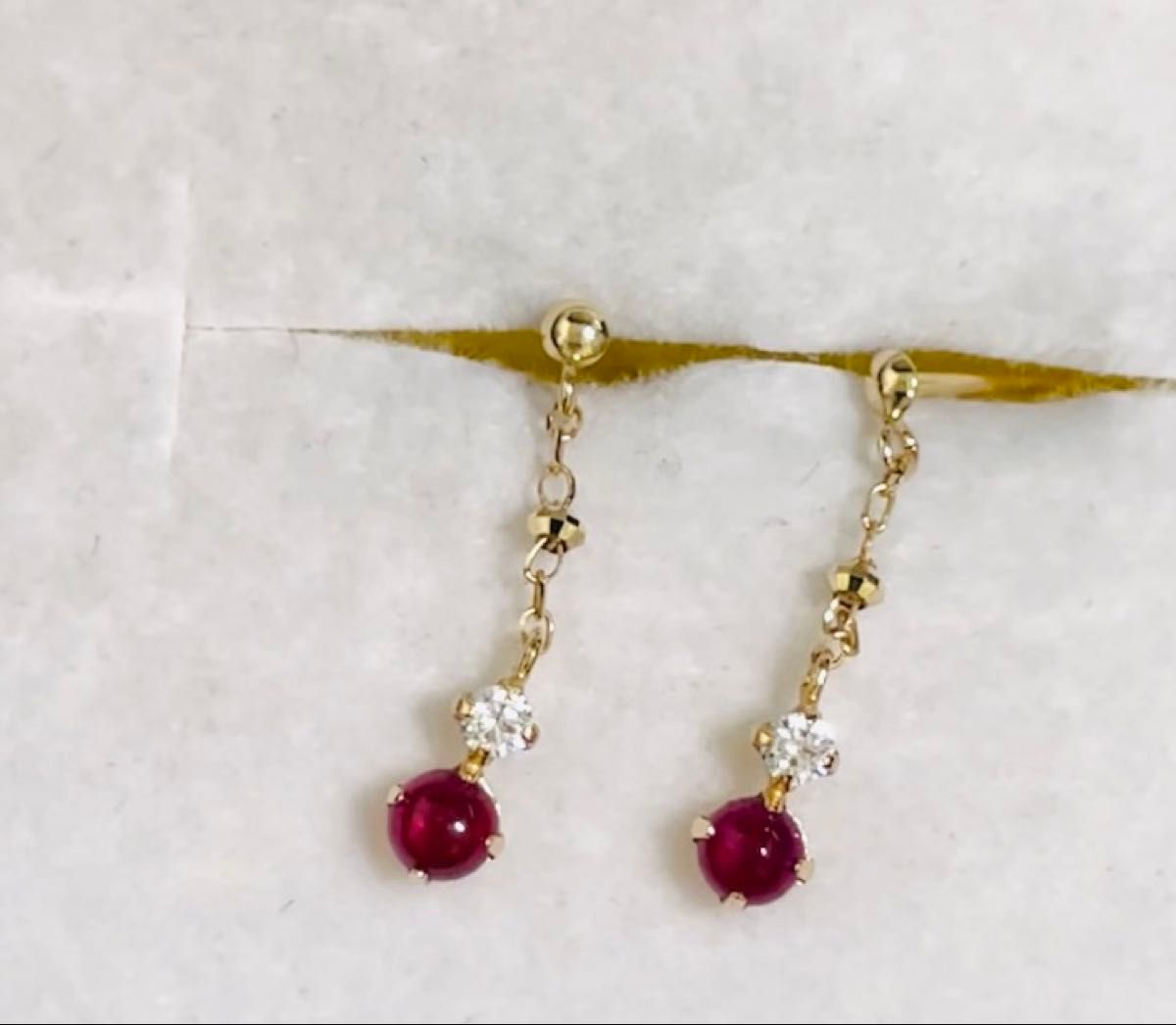 ヴァンドーム青山 K10 YG パール ミラーボール フープ ピアス ヴァンドーム青山 K10 YG パール ミラーボール ミラーカット