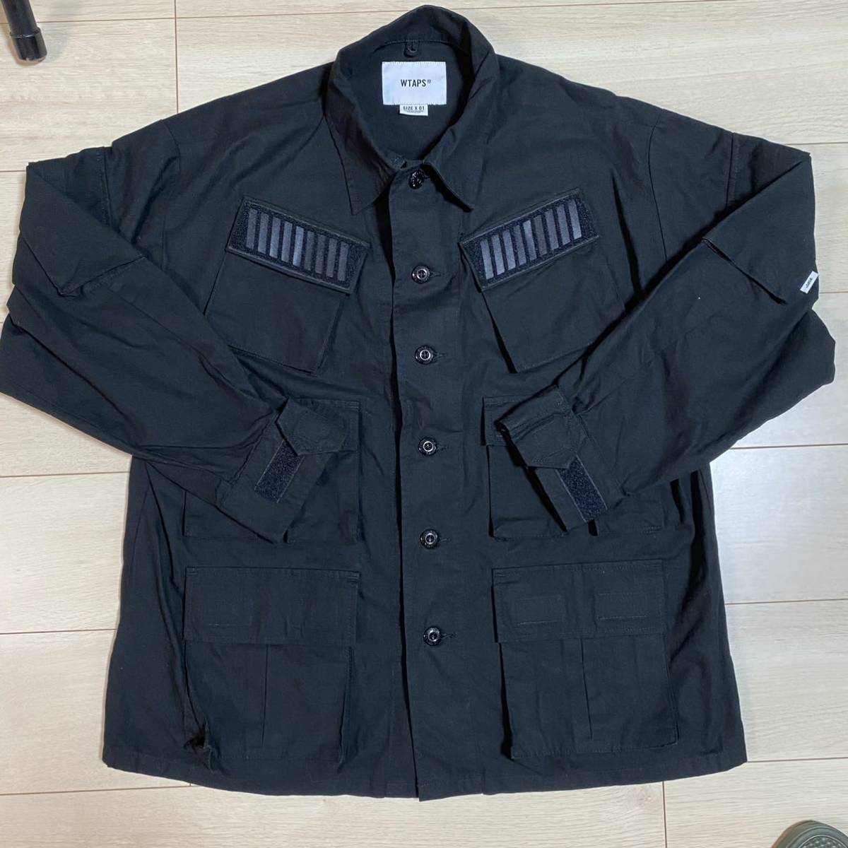 美品wtaps 19aw modular shirt 黒S モジュラーシャツ－日本代購代Bid第一推介「Funbid」