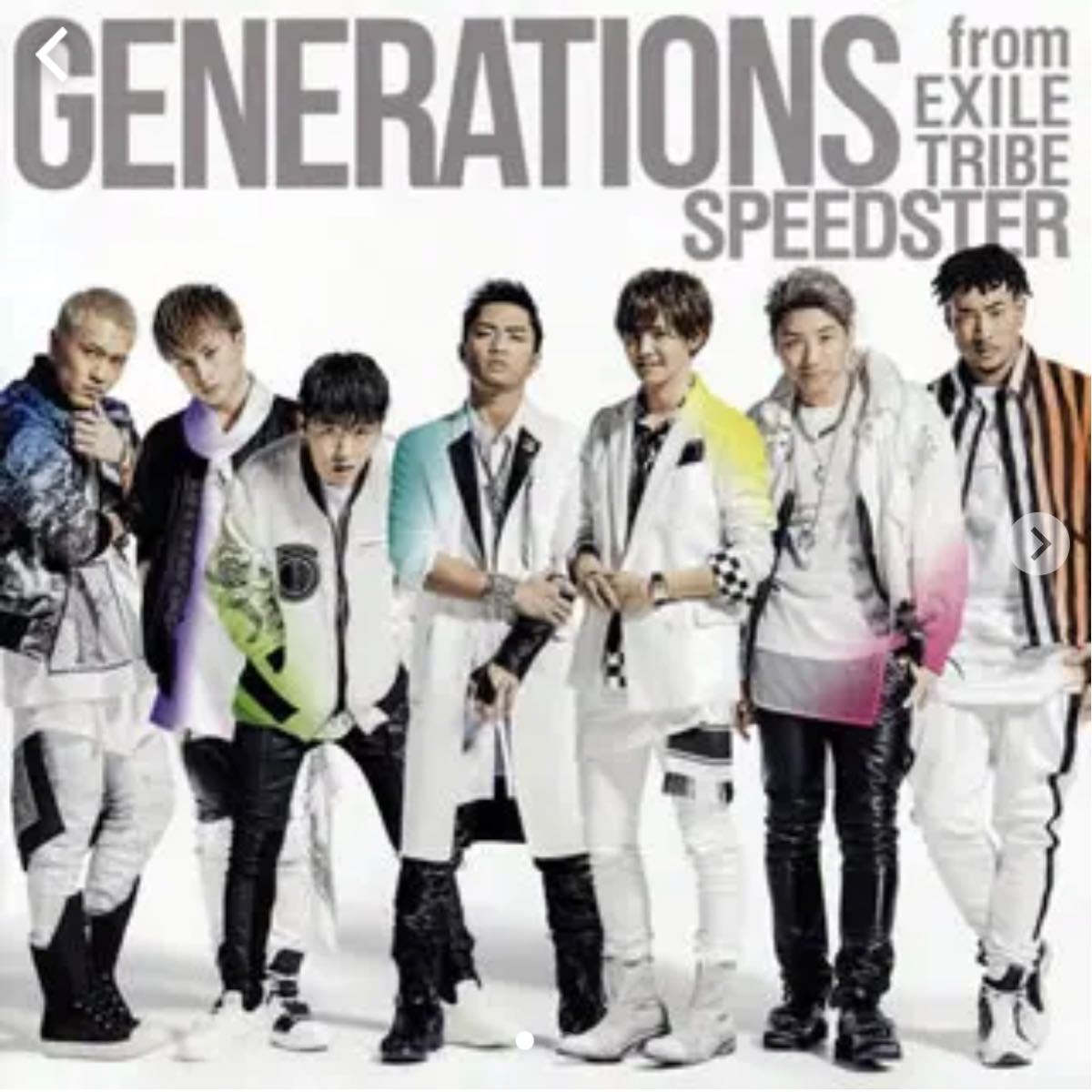 SPEEDSTER/GENERATIONS from EXILE TRIBE