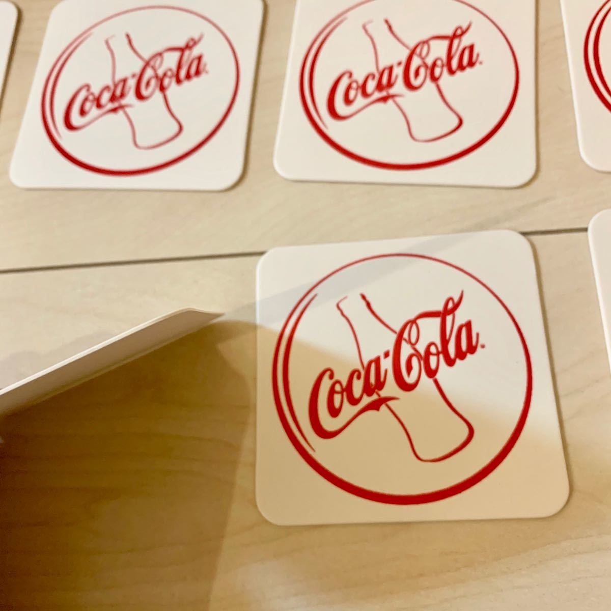 コカコーラ東京2020オリンピックオリジナルデザイングラス　　　厚紙コースター
