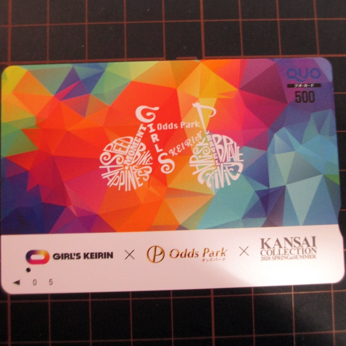 [ использованный ] девушки Kei Lynn ×oz park × Kansai коллекция 2020S/S QUO card 