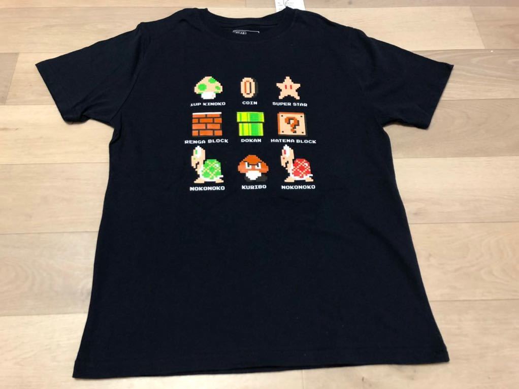 限定 スーパーマリオ ドット絵 Tシャツ 任天堂ライセンス品 ファミコン ゲーム シャツ マリオ Mario Bros Mサイズ バンダイ イラスト キャラクター 売買されたオークション情報 Yahooの商品情報をアーカイブ公開 オークファン Aucfan Com