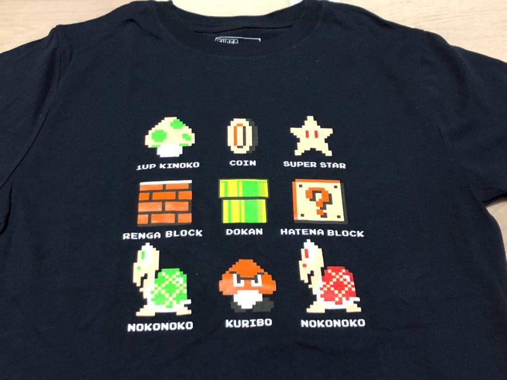 限定 スーパーマリオ ドット絵 Tシャツ 任天堂ライセンス品 ファミコン ゲーム シャツ マリオ Mario Bros Mサイズ バンダイ イラスト キャラクター 売買されたオークション情報 Yahooの商品情報をアーカイブ公開 オークファン Aucfan Com