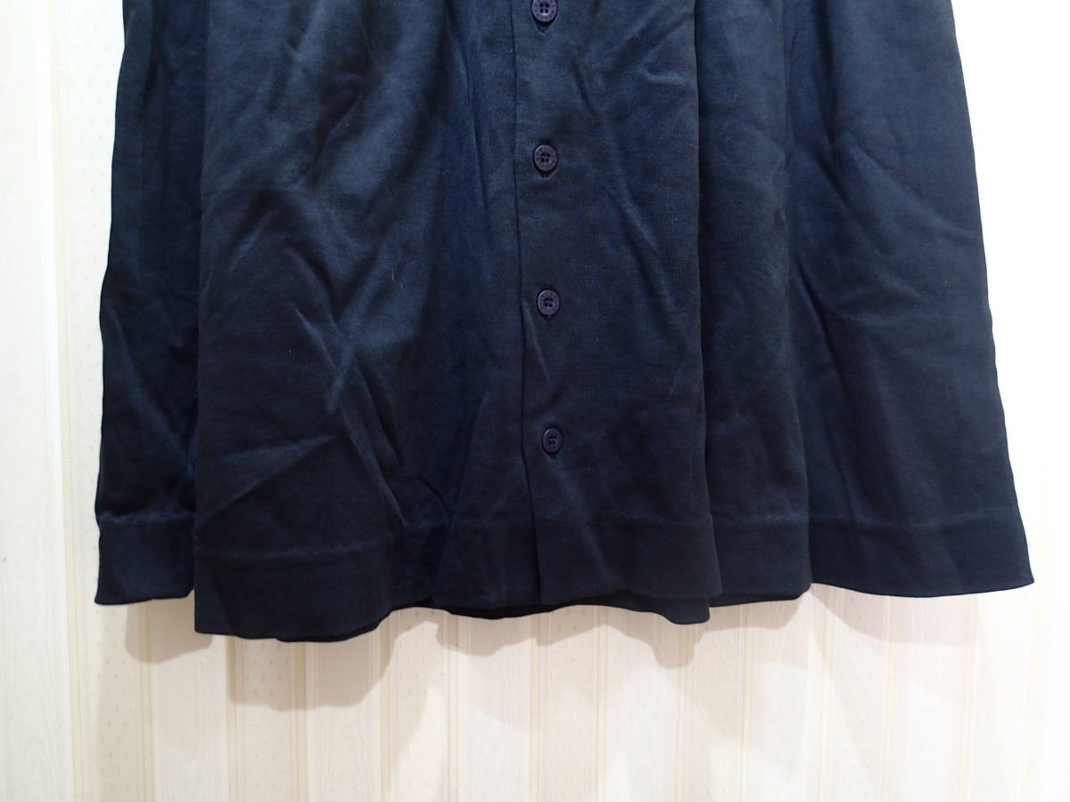 * Celine /CELINE 120.* formal / ensemble ( dark blue )/ jacket & jumper skirt ( rear button )/ waist embroidery entering s1836