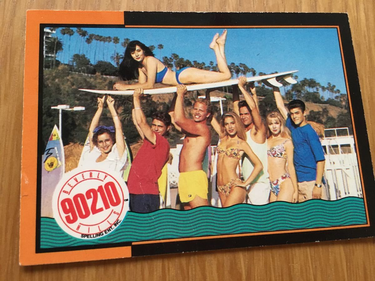  Beverly Hill z high school white paper youth white paper 90210 card 