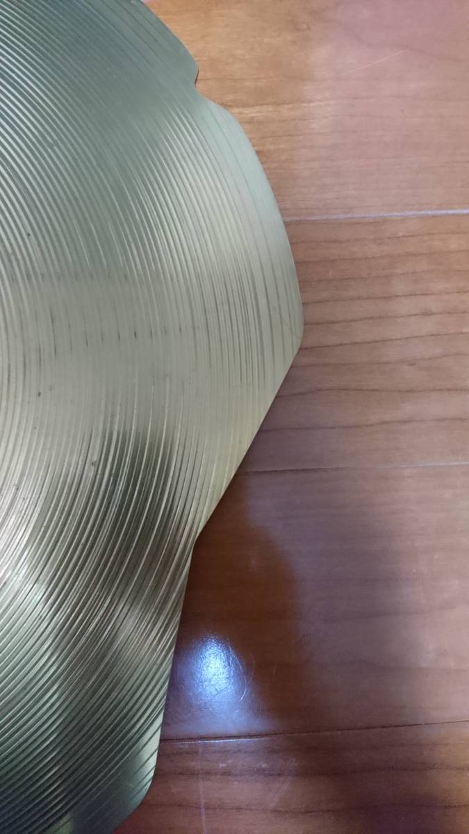 SABIAN セイビアン sbr 18" 18インチ CRASH RIDE シンバル 中古 割れ修正 リペア27_画像3