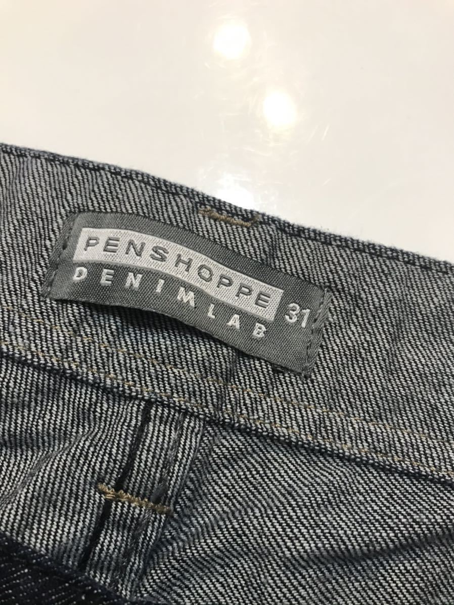 新品 未使用 フィリピン ハイブランド ペンショップ PENSHOPPE ジーンズ ジーパン サイズ３１ブラック 細身 タイト 黒 PHILIPPINES マニラ_画像10