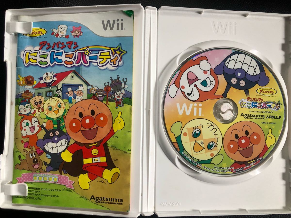 Paypayフリマ Wii アンパンマンにこにこパーティ アンパンマン ソフト