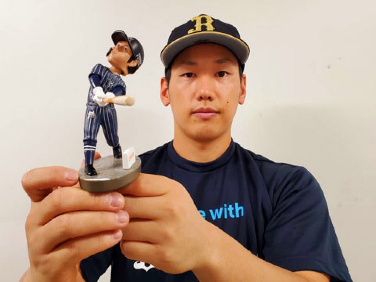 ファッションなデザイン オリックスボブルヘッド吉田正尚、山岡泰輔の