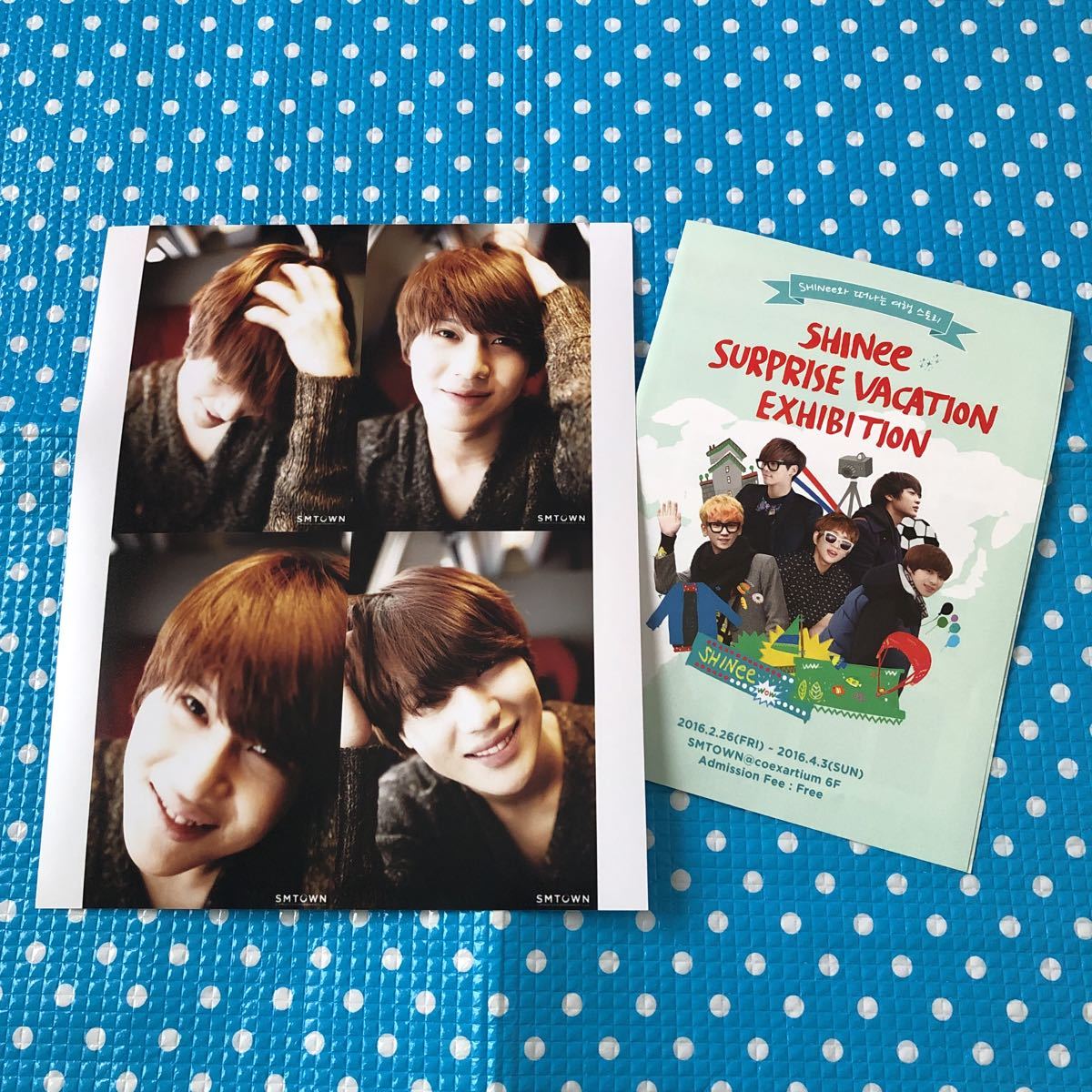 SHINee SURPRISE VACATION EXHIBITION COEX ある素敵な日 期間限定 写真展 SMTOWN レア 大判 写真 photo フォト★テミン B_画像1