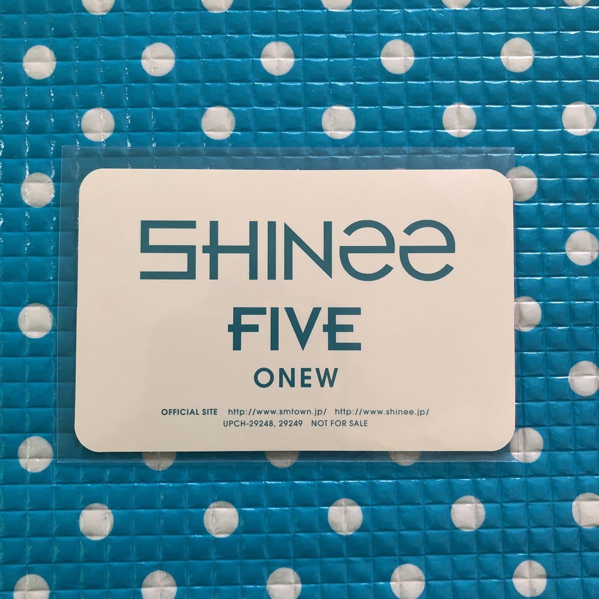 SHINee★アルバム FIVE 封入 トレカ★オニュ オンユ