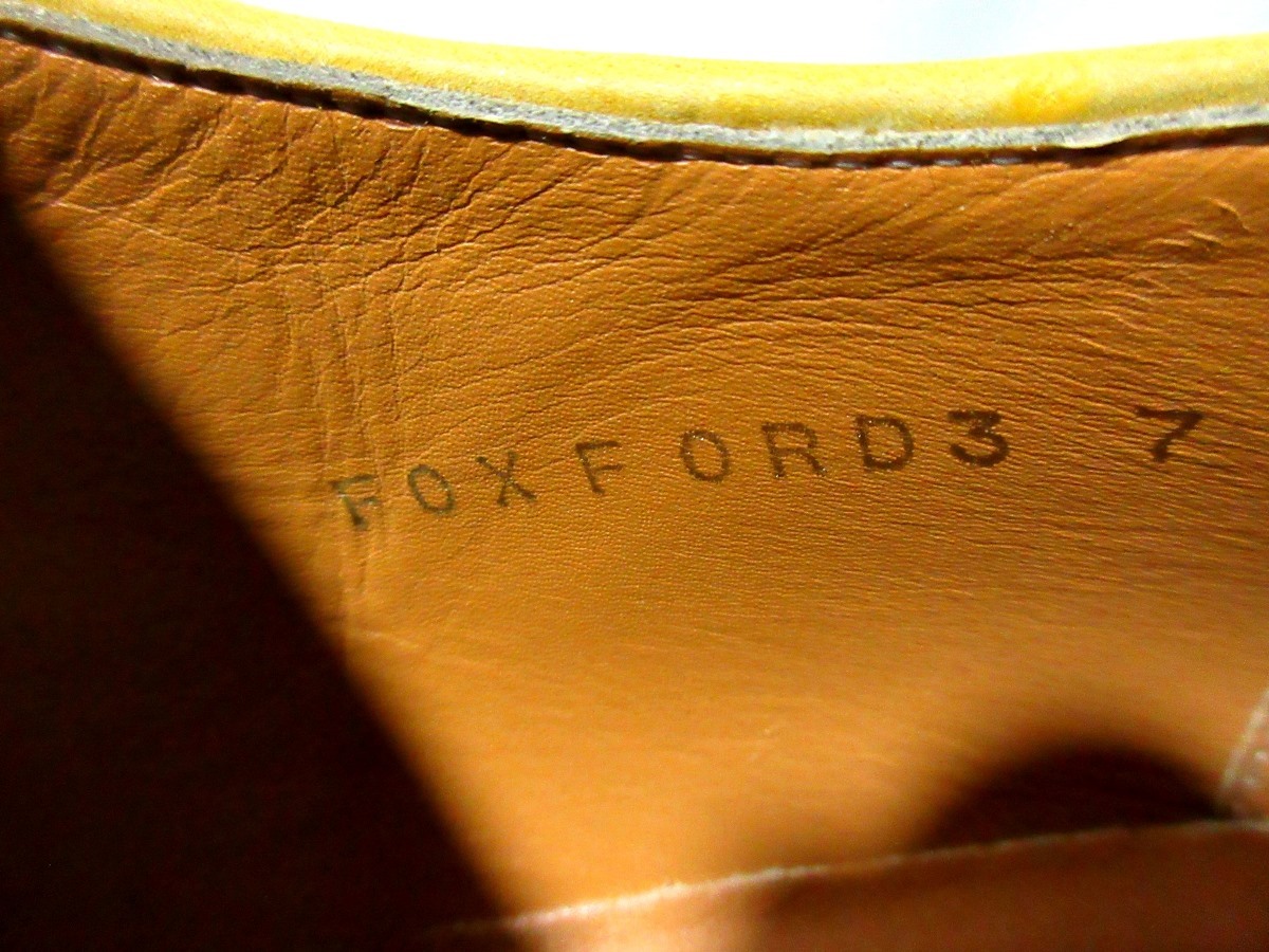 定価24,000 FAT エフエーティー FOXFORD レザーシューズ 7_画像7