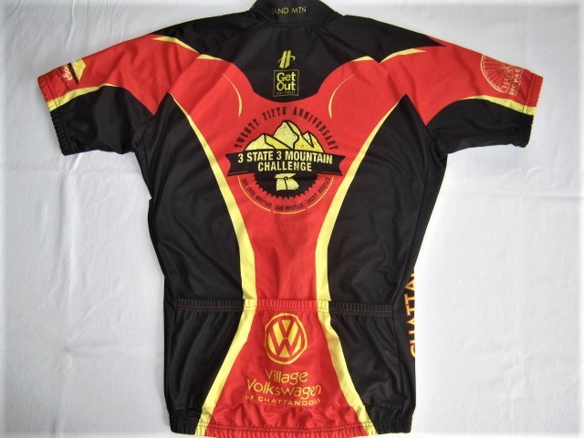 ★古着 コロンビア製 HINCAPIE SPORTSWEAR ヒンカピー スポーツウエア サイクルジャージ XL 黒オレンジ 前開きファスナー 自転車用ウエア★_画像2