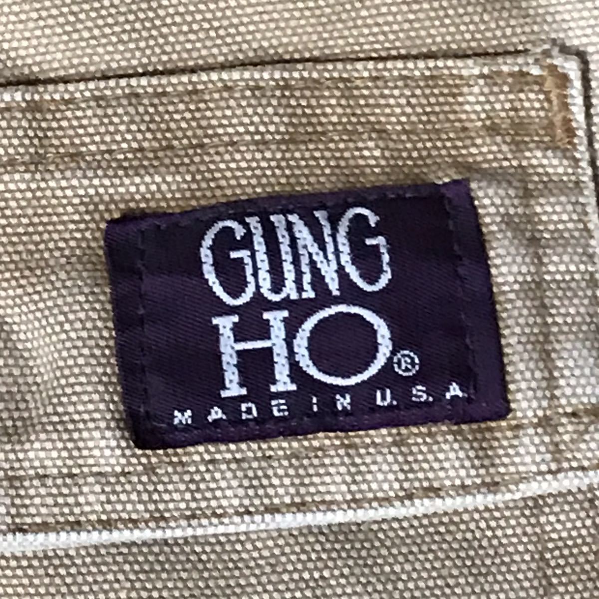 USED GUNG HO CARGO PANTS MADE IN USA 中古 ガンホー カーゴ パンツ W30.5 L26 (短め) アメリカ製 送料無料