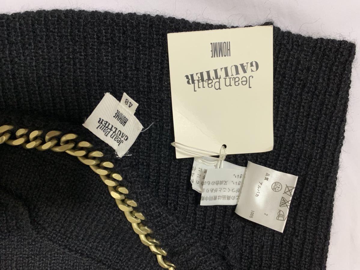 未使用タグ付き★デッドストック★Jean Paul GAULTIER HOMME ジャンポール ゴルチエ オム★ニットトップス★サイズ48★アルパカ100％_画像10