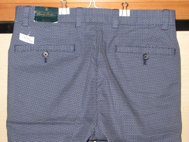 Brooks Brothers MILANO Brooks Brothers pants 29 cotton 100%no- tuck fob pocket less hem single unused!