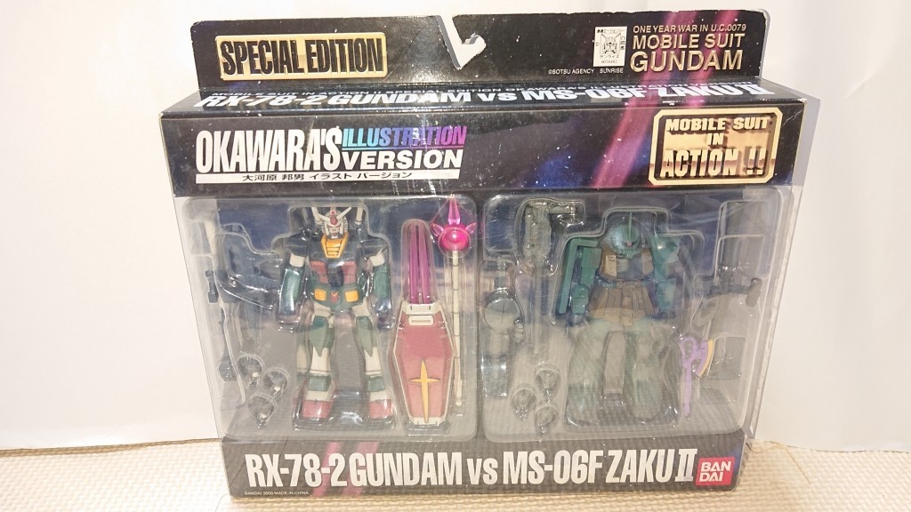 Paypayフリマ モビルスーツインアクション ガンダムvsザク 大河原邦夫イラストバージョン