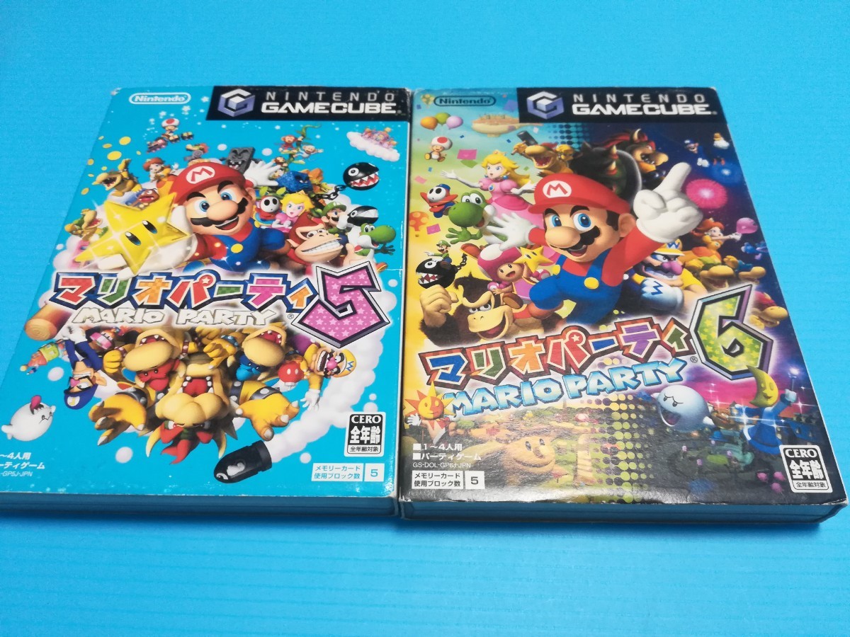 ゲームキューブ マリオパーティ 5 & 6 & マイクコントローラ ゲームキューブ マリオパーティ 5 & 6 & マイクコントローラ