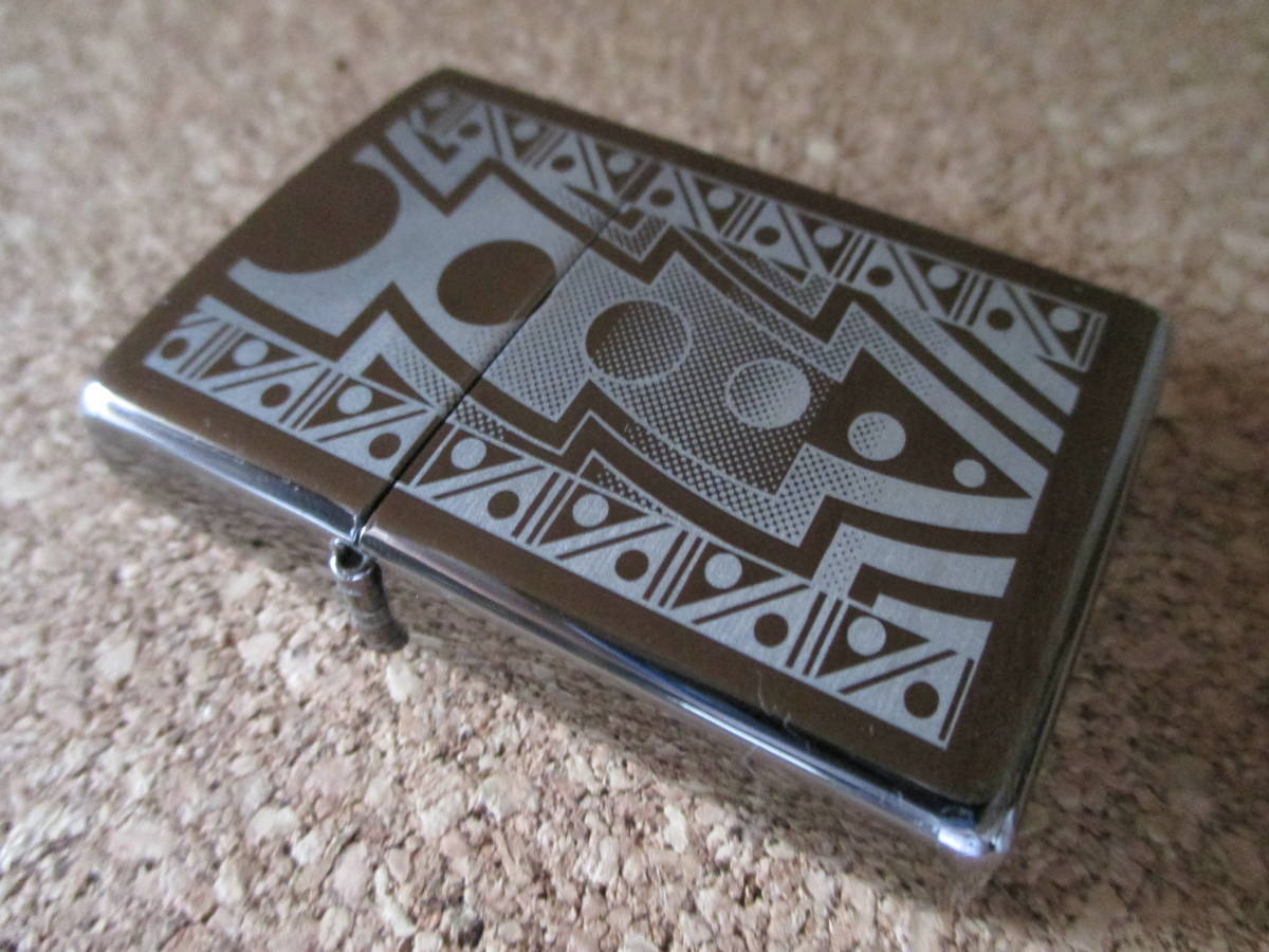 ZIPPO 『BLACK ICE ブラックアイス』2004年3月製造 ネイティブアメリカン インディアンアート サンダー オイルライター ジッポ 廃版激レア www.leno-realty.com