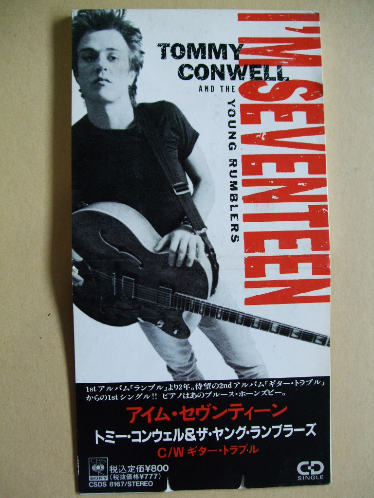 ★TOMMY CONWELL & THE YOUNG RUMBLERS / I'M SEVENTEEN★ 8cm CDシングル【中古美品】トミー・コンウェル & ザ・ヤング ランブラーズ_画像1