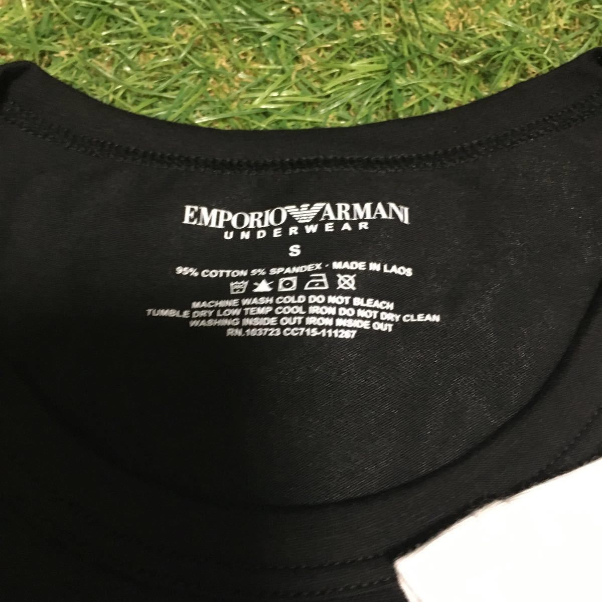 EMPORIO ARMANI Sサイズセット新品未使用自宅保管品タグ付き白&黒