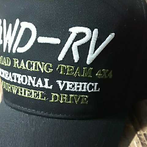 ● 4×4「4WD RV キャップ」帽子 刺繍_画像4