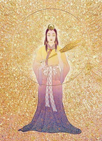 Yahoo!オークション - 草場一壽 陶彩画 シルクレ『天照大神 Yahoo!オークション - 草場一壽 陶彩画 シルクレ『天照大神
