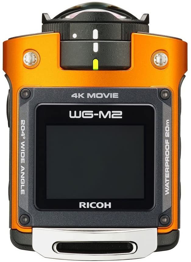 オンラインショップ 中古 良品 RICOH WG-M2 オレンジ 防水 カメラ 人気 おすすす 初心者 リコー リコー