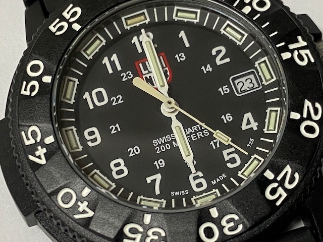 ルミノックス 【LUMINOX】 ネイビーシールズ Navy SEAL SERIES 3001 MIL-SPEC 展示未使用品　箱無_画像3