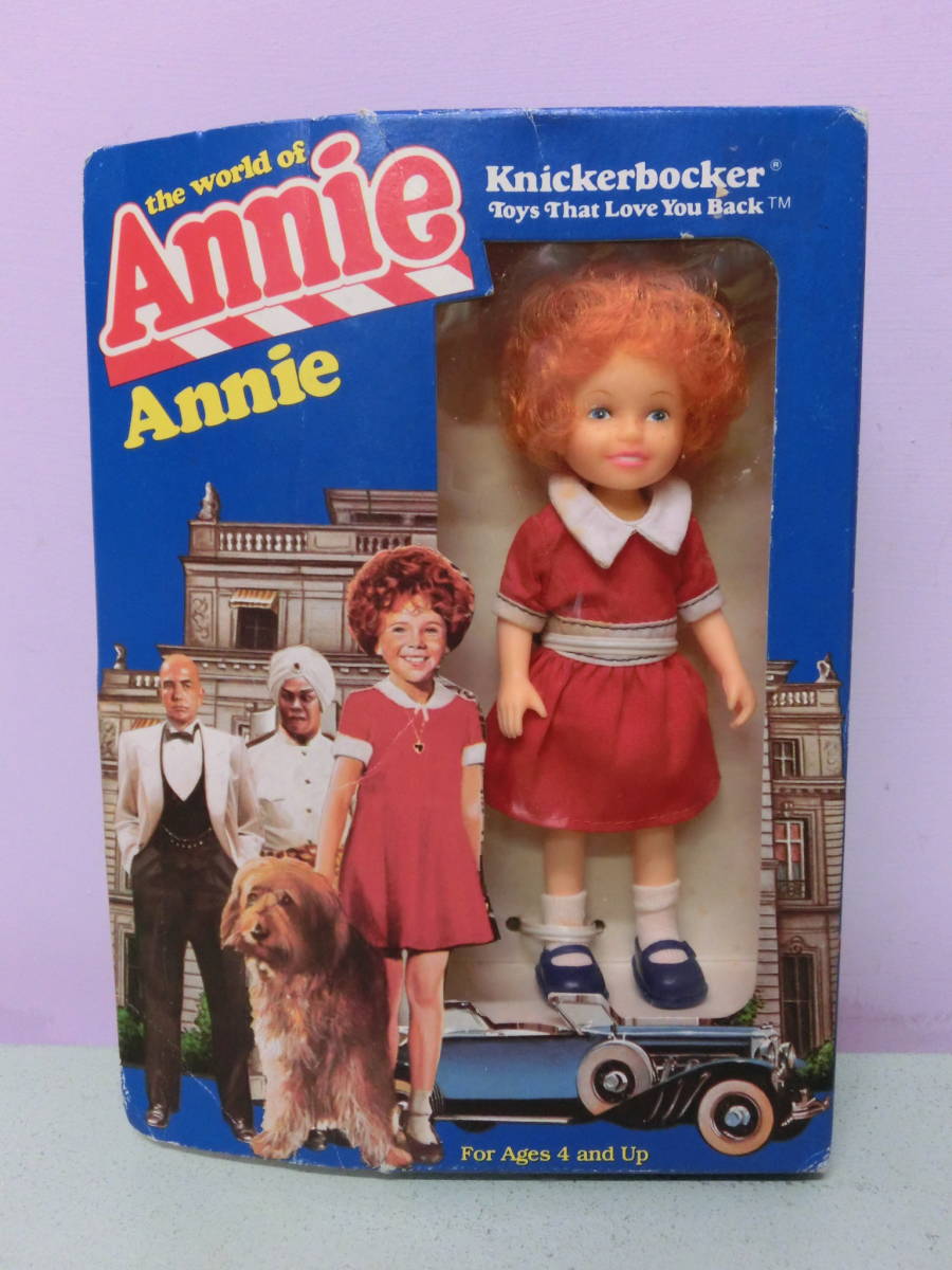 ミュージカル アニー Annie◆1982年 80s ビンテージ 人形 フィギュア Knickerbocker◆ Vintage Figure Doll ニッカーボッカー_画像1