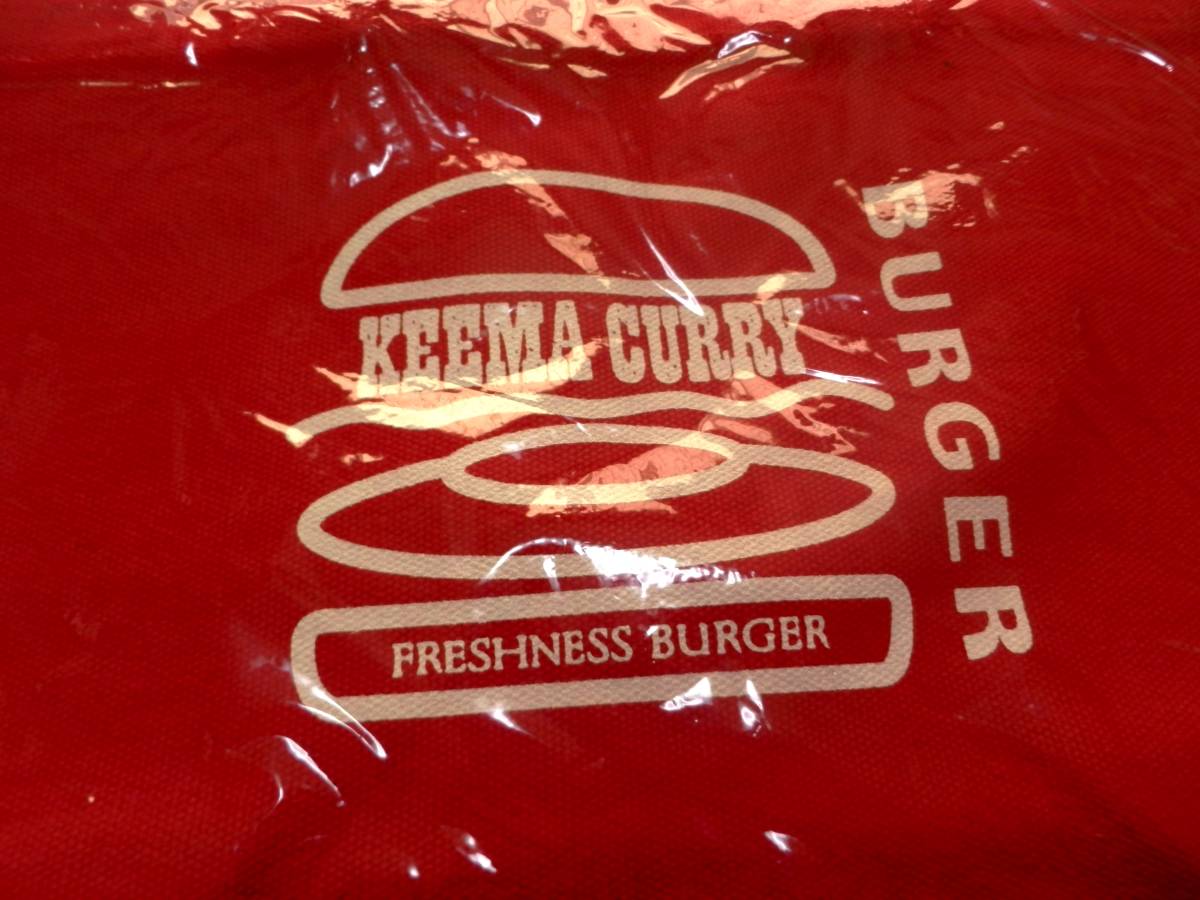 未開封 FRESHNESS BURGER フレッシュネスバーガー オリジナル ランチ トートバッグ キャンバス ロゴ エコ バッグ 正規店購入品_画像2