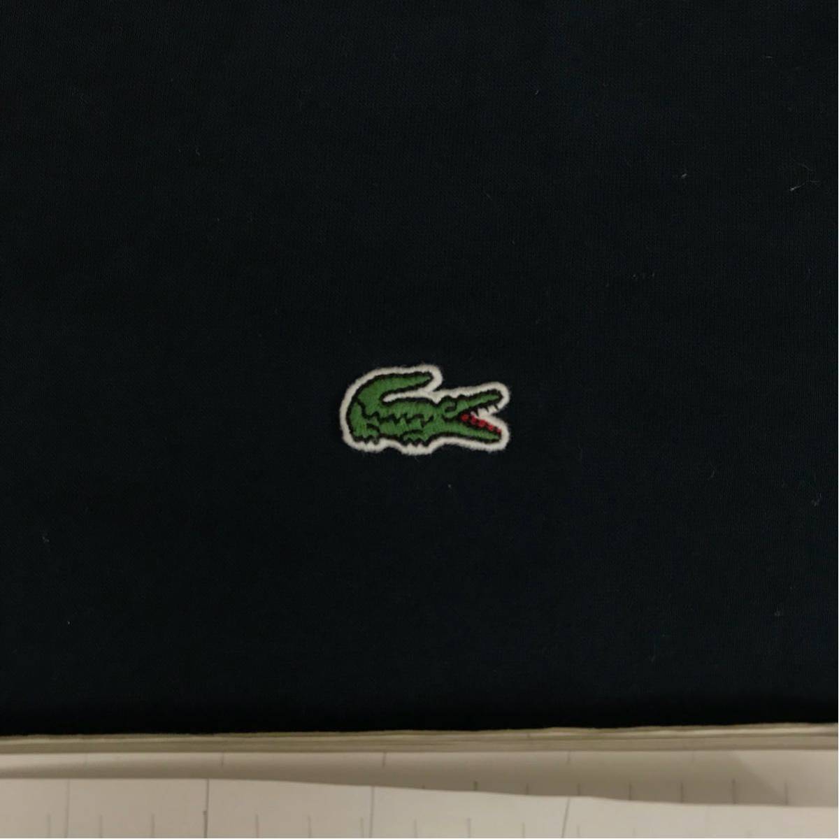 ラコステ LACOSTE Ｖネック Ｔシャツ メンズ ネイビー系色 サイズ2 半袖 ファッション 衣類 ♭◇