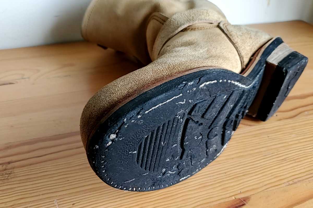 Paypayフリマ 629 レッドウィング Redwing 68 スエード エンジニアブーツ 9d位 27 位 ベージュ スチールトゥ アメカジ バイク Usa製 中古 Used Paypayフリマ 629 レッドウィング Redwing 68 スエード エンジニアブーツ 9d位 27 位 ベージュ スチールトゥ アメカジ バイク Usa製 中古 Used