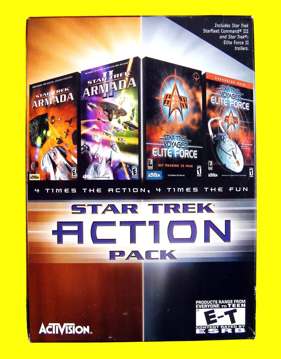 【3563】 Activision Star Treak Action Pack 英語版 未開封品 アクティビジョン スター・トレック スタートレック アクション パック _画像1