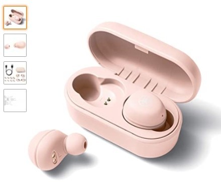 YAMAHA TWS EAR PHONES TW-E3A(P) CARE SOUNDS /Bluetooth /MAX6+18HRS PLAY /IPX5 /AAC/aptX /INNER MIKE SMORKY PINK