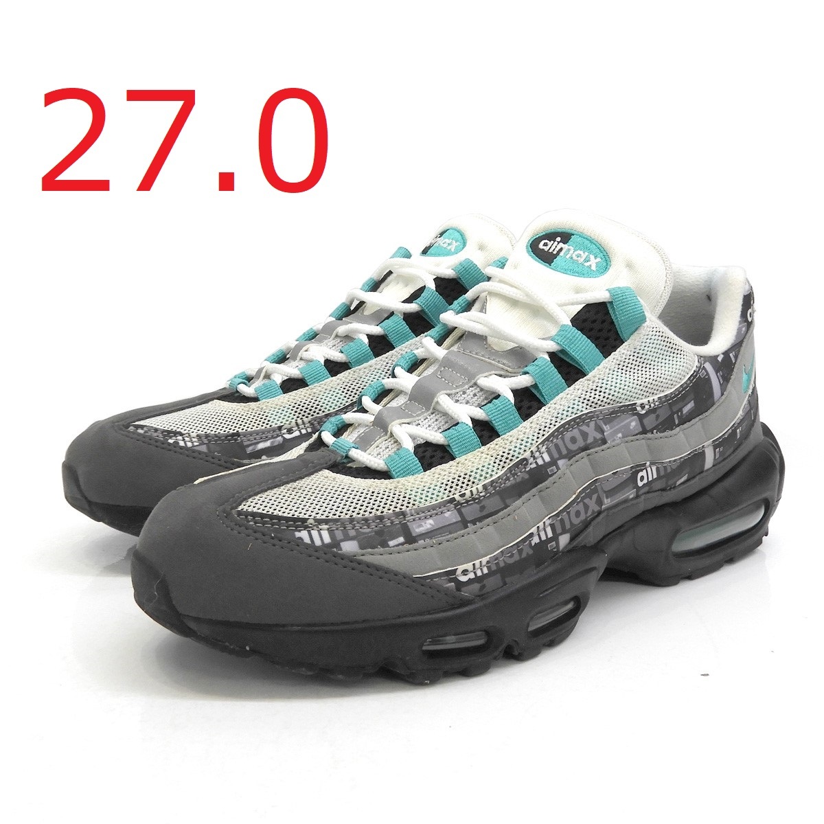 NIKE AIR MAX 95 PRNT JADE ATMOS WE LOVE NIKE PACK 27cm ナイキ エア