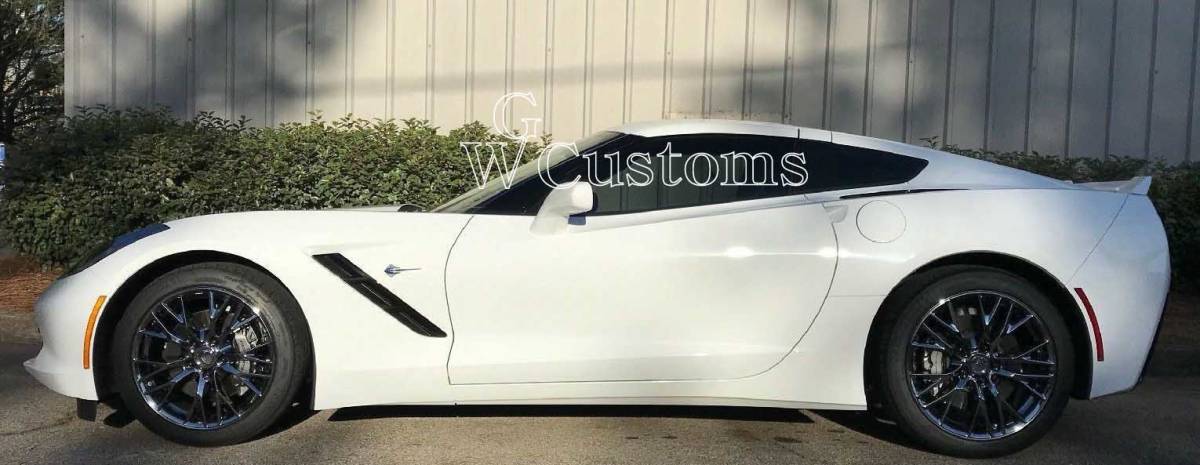 2014-2019 14-19 Chevrolet Corvette C7 rear Wing spoiler Ad on aero cover original each color painting possibility muscle 1